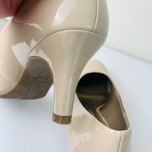 Life Stride Sz 9 Soft System Parigi Kitten Heel Pumps Beige Nude Slip On Comfort - Picture 12 of 13